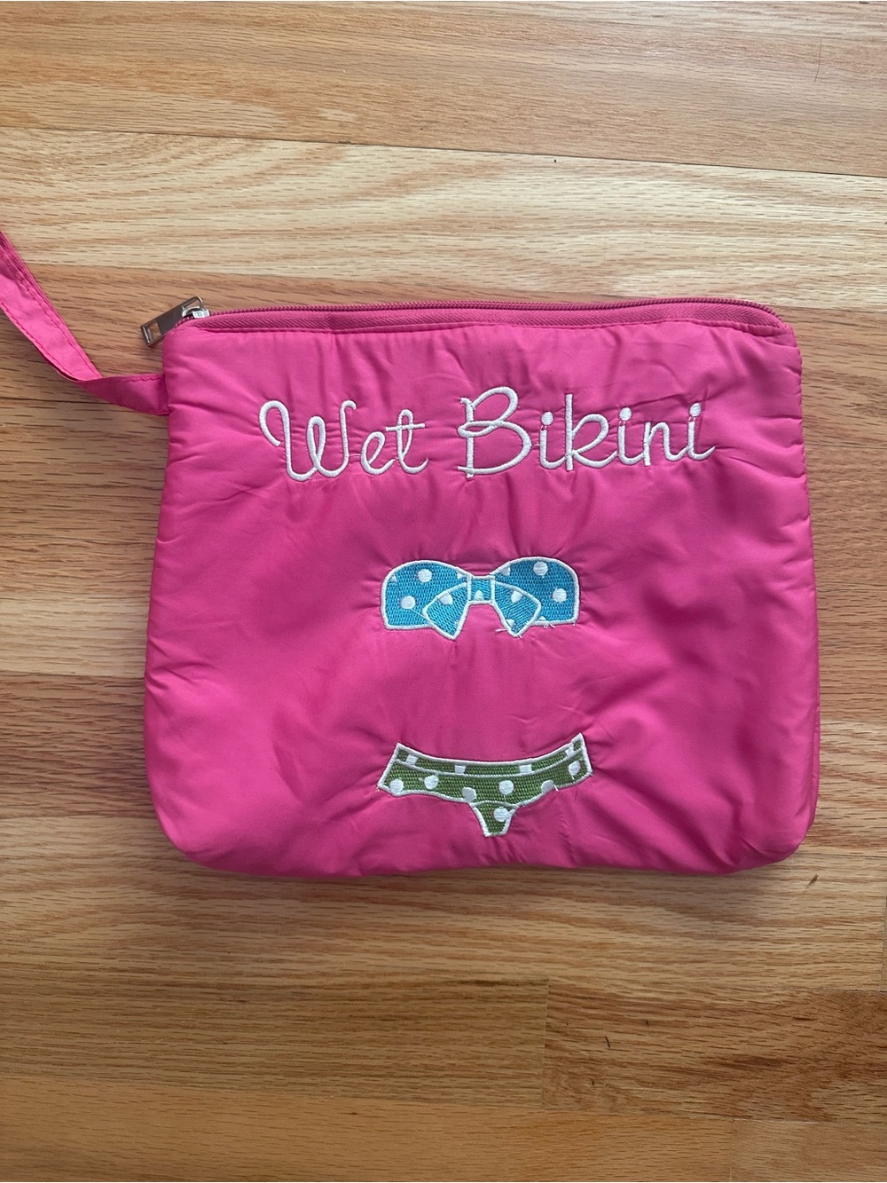 Wet Bikini Pink Swim Pouch